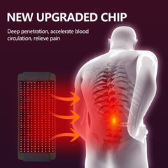 Red Light Therapy Mat for Full-Body Comfort, Flexible LED Light Therapy Panel, Professional Red Light Device for Multiple Uses
