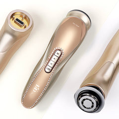FREYARA Ultimate At-Home RF + EMS + LED Triple-Tech Anti-Aging Facial Beauty Device for Erase Wrinkles, Lift, Tighten, Firming, Skin Glow