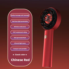 FREYARA Upgrade 2.0 3in1 Scalp Massage Comb for Hair Growth & Healthy Scalp, Red, Blue & 630nm Infrared Light Therapy, Essential Oil Dispenser, 3 Adjustable Modes, Deep Massage for Relaxation, with IPX7 Waterproof & Cordless