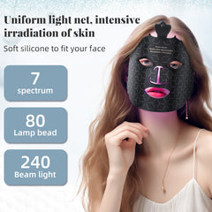 FREYARA 7-Color Wireless LED Face Light Therapy Mask