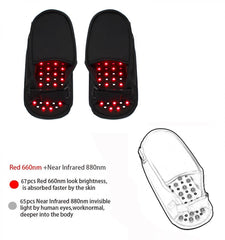 FREYARA 90-LED Red & Near-Infrared Light Therapy Slippers