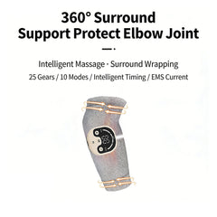 Silver Fiber EMS Micro Electric Elbow Brace Home Physiotherapy Device, Muscle Stimulation and Joint Recovery