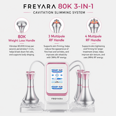 FREYARA 3-in-1 80K Cavitation & RF Face and Body Care Machine