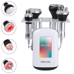 FREYARA 4in1 80Khz Radio-frequency Vacuum Ultrasonic Cavitation Machine, Body Slimming Sculpting Device for Face, Arm, Waist, Belly, Leg