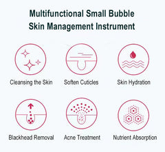 FREYARA HOBA - FacialClean 4in1, Hydrating Facial Pore Cleaner Small bubble skin comprehensive management beauty instrument,Blackhead Removal & Serum Infusion,Professional Spa Results at Home