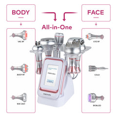 FREYARA 6-in-1 80K Cavitation, RF, Vacuum, Cooling & BIO LED System