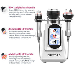 FREYARA 3-in-1 80K Cavitation & RF Face and Body Care Machine