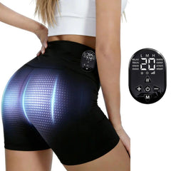 FREYARA EMS-BodyFirming J12, EMS & TENS Dual-Pulse Sculpting Shorts,8 Modes & Heat for Visible Lifting, Firming & Strengthen Core