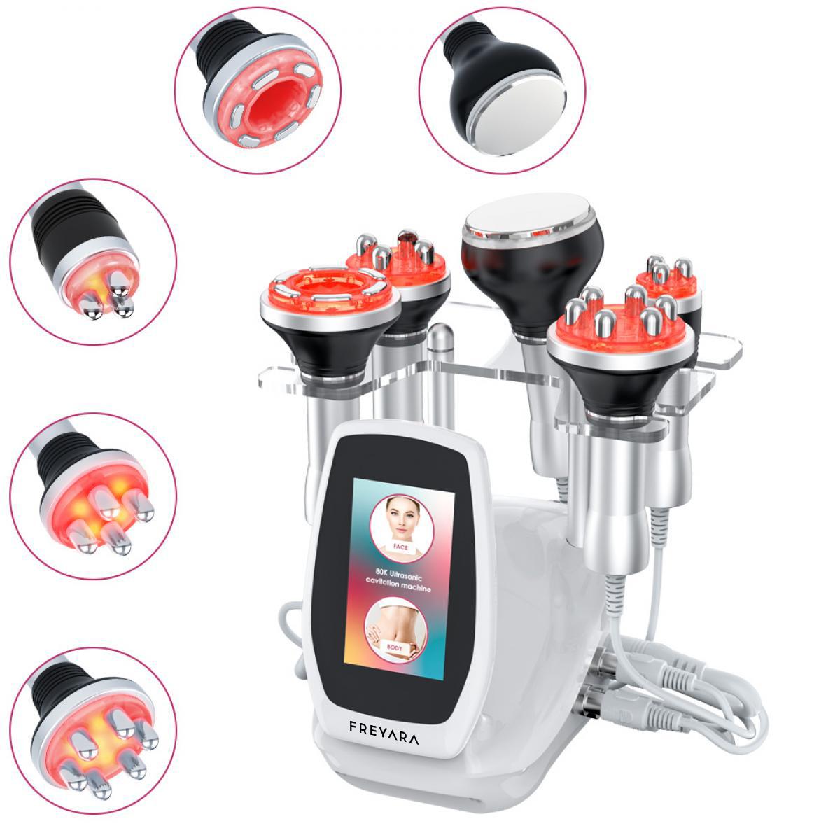 FREYARA 5-in-1 80K Cavitation, Multipolar RF & Vacuum System