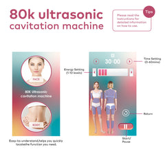 FREYARA 6-in-1 80K Cavitation, Multipolar RF, Vacuum & EMS System