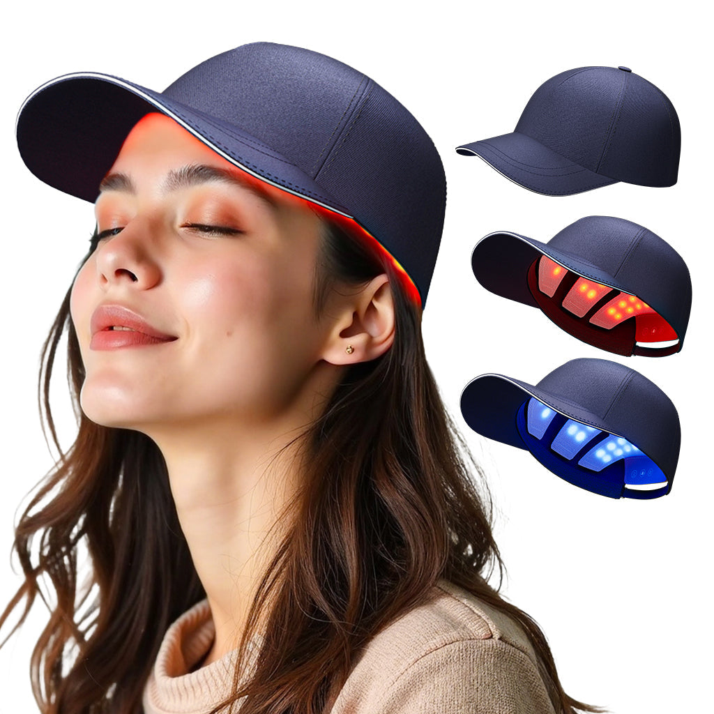 FREYARA 70-LED Red & Blue Light Hair Growth Cap