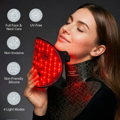 FREYARA 480-LED Face & Neck Light Therapy Mask