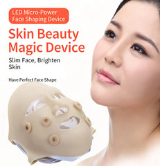 3-in-1 LED Micro-Vibration Massage Face Mask,Enhances Serum Absorption , Boosts Collagen,Lift and Brighten Skin