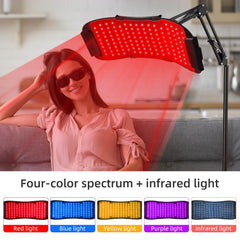 5 Wavelength Professional-Grade 132LED Light Therapy Panel Device for Face & Body , Fade Acne, Boost Collagen & Glow