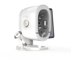 K33 Facial Skin AI Intelligent Analysis Machine: 8 Spectral Imaging Modes | 180° 3-Camera Capture 15.6inch Screen| 30+ Skin Indicators| Custom Algorithms for All Skin Tones | 50X Handheld Microscope for Scalp Detection