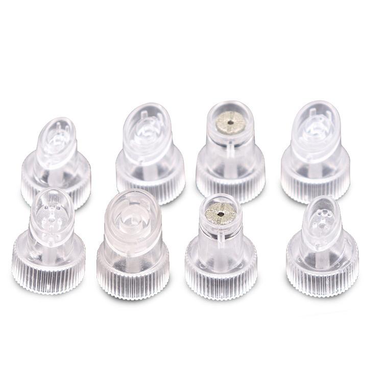 Mini Small Bubbles Beauty Machine Crystal Head Original Replacement Head, A Set of 8, 4 Types of Crystal Heads