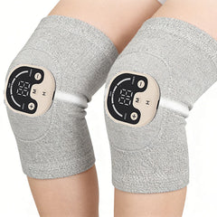 Silver Fiber EMS Micro Electric Knee Sleeve Home Physiotherapy Device,Targeted Pain Relief and Joint Comfort