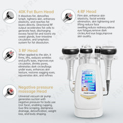 FREYARA 40K 4-in-1 Cavitation Machine with RF & Vacuum